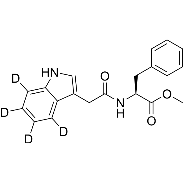 N-[2-(1H-Indol-3-yl)acetyl]-L-phenylalanine methyl ester-d4